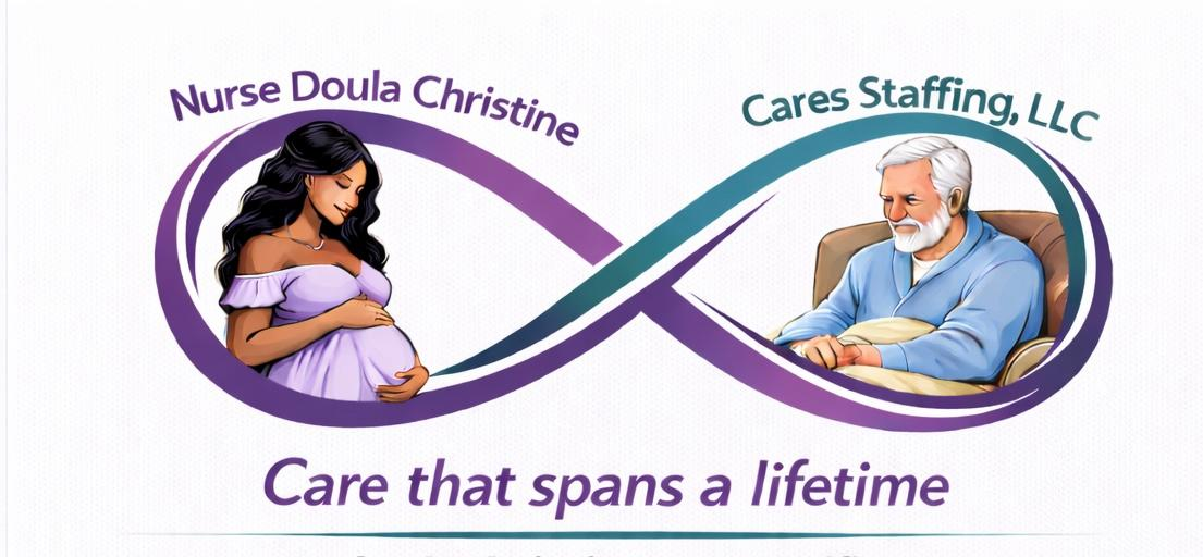 Nurse Doula Christine Cares Staffing logo